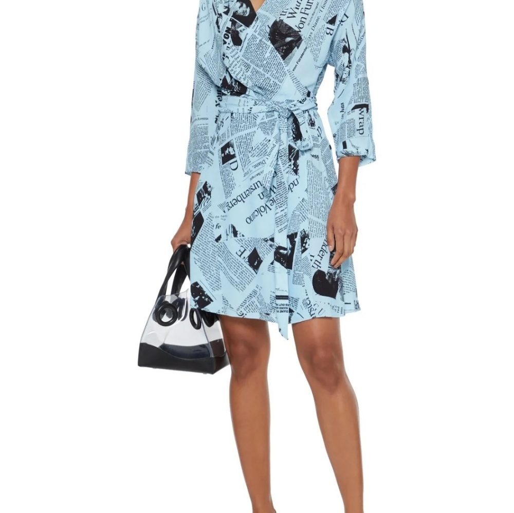 DVF  Newspaper Dress